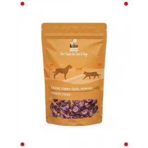 Dondurularak Kurutulmuş Tavuk Yürek Köpek Ödülü 30 gr