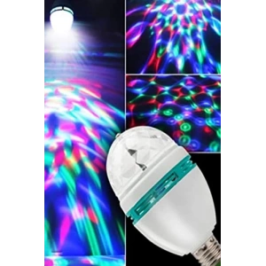 Dönen Disko Lambası E27 Duy ile Renkli Işık Gösterisi Yapın