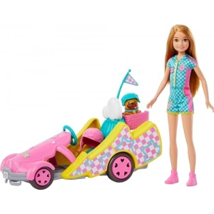 Dönen Tekerlekli Go-Kart Araba Seti: Barbie ve Stacie