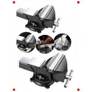 Dönerli 100mm Dövme Çelik Tezh Mengenesi