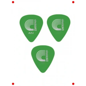 Duralin Gitar Penası Seti - 0.85 mm Yeşil (3 Adet)