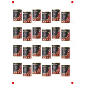 Düşük Tahıllı Sığır Etli Yetişkin Köpek Konservesi 24x415g