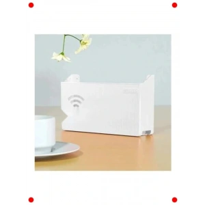 Duvara Monte Beyaz Wifi Modem Saklama Kutusu