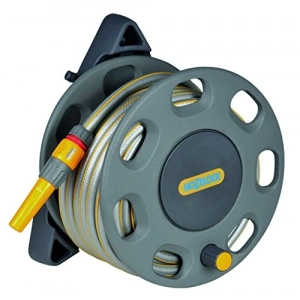 Duvara monte hortum sarma makara seti, 15 m hortum kapasiteli