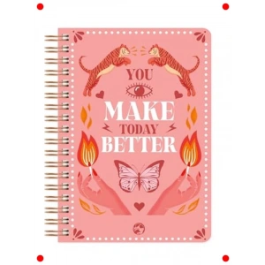 Düz Sayfa Spiralli Defter, 17x24 cm