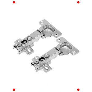 Düz Tip  Dolap Kapağı Menteşesi (1 Çift)