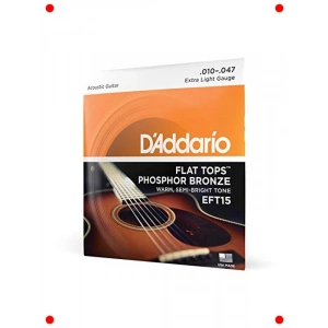 Düz Üst Phosphor Bronze Akustik Gitar Telleri