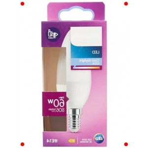 E14 Mum Tipi  Ampul - 60W Eşdeğeri Beyaz Işık