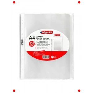 Eco Şeffaf Dosya 100lü Paket - A4 Klasör Uyumlu