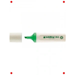 EcoLine Fosforlu Kalem - Açık Yeşil, Çevre Dostu