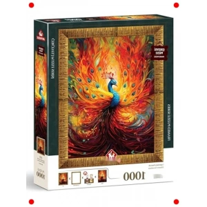 Efsanevi Tavuskuşu 1000 Parça Çerçeveli Yapboz