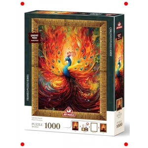 Efsanevi Tavuskuşu 1000 Parça Çerçeveli Yapboz