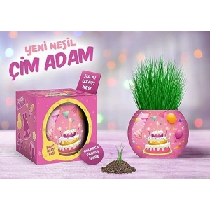 Eğitici 6lı Doğum Günü Temalı Çim Adam Seti