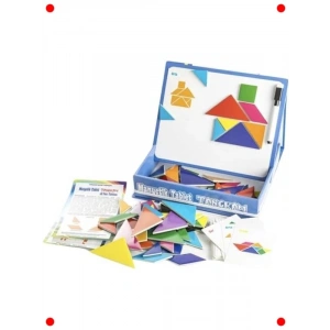 Eğitici Manyetik Tangram Seti 96 Parça