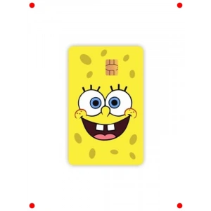 Eğlenceli Kart Kaplama Sticker, Kimlik/Kredi Kartı Uyumlu