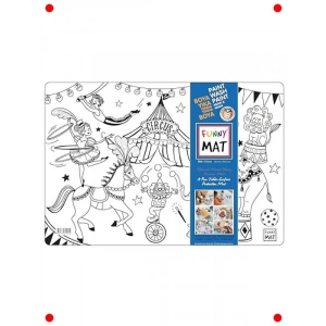 Eğlenceli Sirk Temalı Oyun Matı - Yeni Nesil Çocuk Halısı