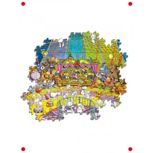 Eğlenceli Sirk Temalı Puzzle - 1000 Parça