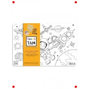 Eğlenceli Uz Keşif Matı 25x35cm