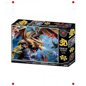Ejderha Klanı 3D Yetişkin Yapbozu - 500 Parça
