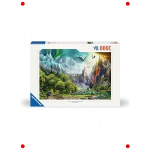 Ejderha Krallığı Yapboz - 3000 Parça Fantazi