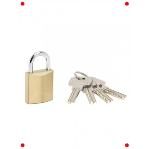 Ekstra Kalın Prinç Asma Kilit - Anahtar Kontrollü