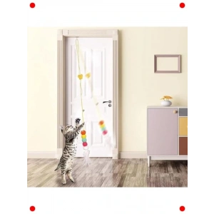 Elastik Kendinden Yapışkanlı Kedi Oyun Oltası