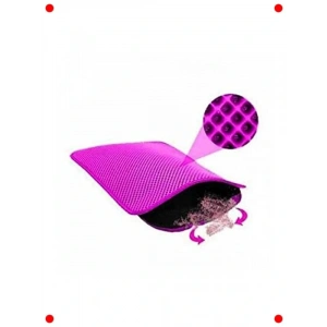 Elekli Kedi Tuvalet Paspası – Kum Dökülmesini Engeller