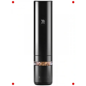 Elektrikli Tuz Karabiber Değirmeni USB Şarjlı Siyah