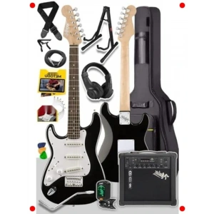 Elektro Gitar Seti Gül Klavye ve 25W Amfi ile