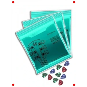 Elektro Gitar Teli Seti - 3 Takım + Penalar