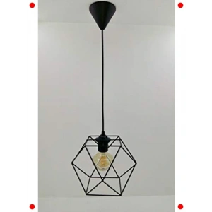 Endüstriyel Metal Kafes Sarkıt ize, Çokgen Tasarım