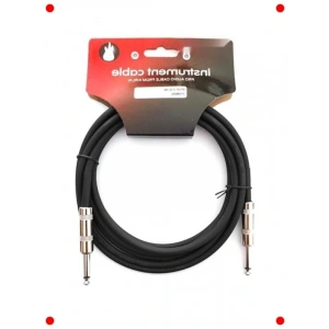 Enstrüman Kablosu 3 Metre Siyah - Danıklı Ses İletimi