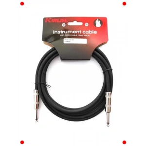 Enstrüman Kablosu 3 Metre Siyah - Dayanıklı Ses İletimi