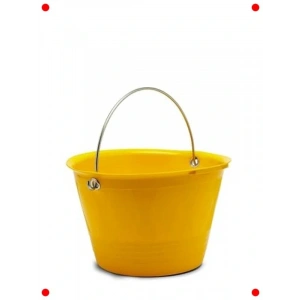 Ergonok Saplı Sarı Tezlik Kovası