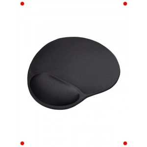 Ergonomik Bilek Destekli Mouse Pad - Siyah