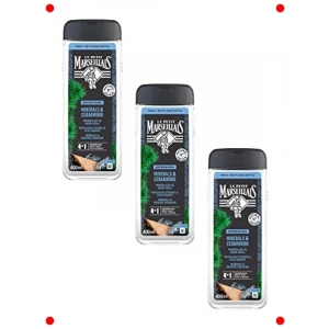 Erkekler İçin Mineral & Sedir Ağacı Duş Jeli (3x400 ml)