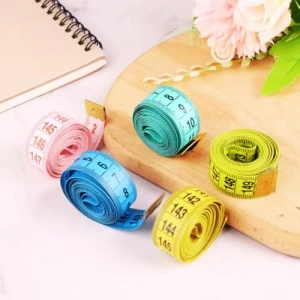 Esnek Dikiş Ölçüm Şeridi, 150 cm, Çift Taraflı, Plastik Kutulu