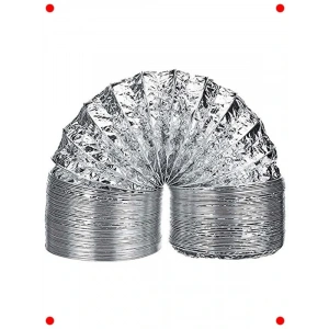 Esnek Telli Dmbaz Aspiratör Borusu 2 Metre