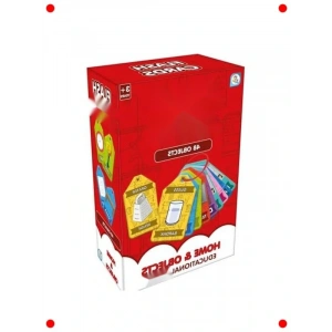 Ev ve Nesneler Türkçe-İngilizce Eğitim Kartları (48 Adet)