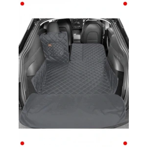 Evcil Hayvan Uyumlu Su Geçirmez Bagaj Örtüsü (Gri)