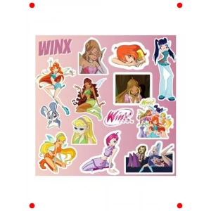 Fantastik Karakter Sticker Seti - Çok Amaçlı