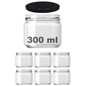 Farklı Boyutlarda Kavanoz Seti, 10-1000 ml Arası Kapasite ile