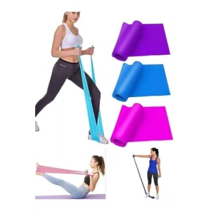 Farklı Dirençlerde Set Halinde Pilates Direnç Lastiği