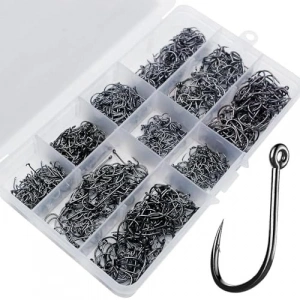 Farklı Numara ile 1000 Adet 1. Kalite Paslanmaz Olta Seti