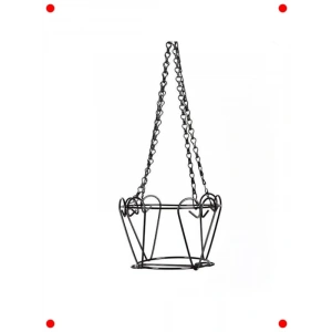 Ferforje Tavan/Duvar Askılı Dekoratif Çiçeklik