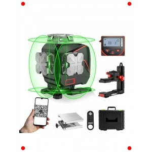 fesyonel Lazer Hizalama Cihazı - Yeşil 360° LCD