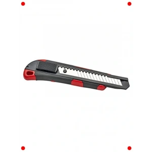 fesyonel Metal Maket Bıçağı 18mm (Kırmızı)