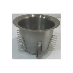 FEYZAYAPİ Göçer Çelik Wc Matik Tuvalet Taşı Kapağı Krom Paslanmaz Çelik 1. Kalite