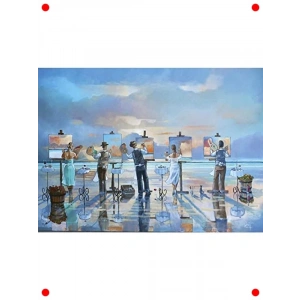 Fırça Darbeleri Temalı 1000 Parça Yapboz