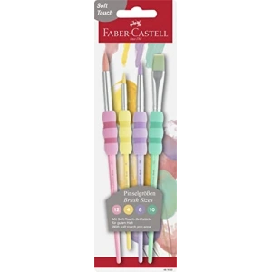 Fırça Pastel Seti, 4lü, Kaymaz Tutma Yeri